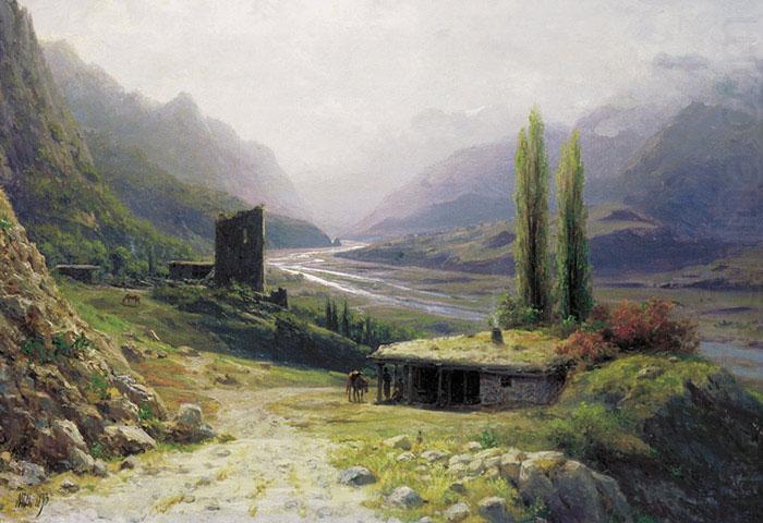 unknow artist Kavkaz Landscape